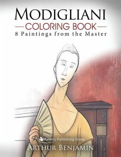 Modigliani Coloring Book: 8 Paintings from the Master - Benjamin, Arthur