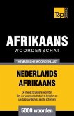 Thematische woordenschat Nederlands-Afrikaans - 5000 woorden