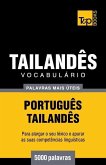 Vocabulário Português-Tailandês - 5000 palavras mais úteis