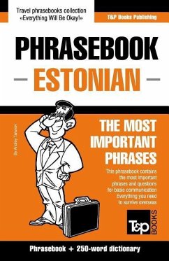 English-Estonian phrasebook & 250-word mini dictionary - Taranov, Andrey