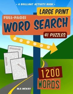 Large Print Word Search Puzzles - McKay, M. R.