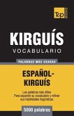 Vocabulario Español-Kirguís - 5000 palabras más usadas