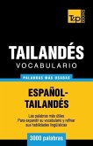 Vocabulario Español-Tailandés - 3000 palabras más usadas