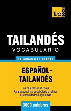 Vocabulario Español-Tailandés - 3000 palabras más usadas - Taranov, Andrey