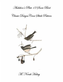 Audubon's Plate 13 Snow Bird: Classic Designs Cross Stitch Pattern - Halsey, M. Norah
