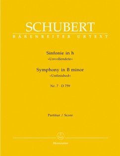 Cover Sinfonie h-Moll Nr.7 D759 für Orchester Partitur