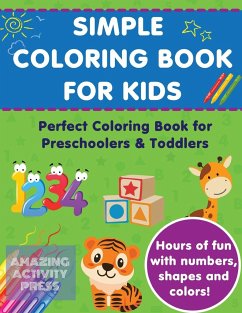 Simple Colouring Book For Kids - Press, Amazing Activity