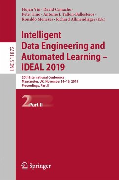 Intelligent Data Engineering and Automated Learning - IDEAL 2019 (eBook, PDF)