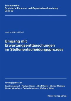 Umgang mit Erwartungsenttäuschungen im Stellenentscheidungsprozess (eBook, PDF) - Köhn-Hövel, Verena