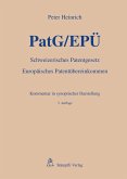 PatG/EPÜ - Schweizerisches Patentgesetz/Europäisches Patentübereinkommen (eBook, PDF)