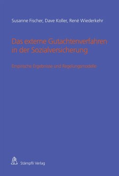 Cover Das externe Gutachtenverfahren in der Sozialversicherung (eBook, PDF)