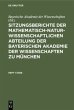 Sitzungsberichte der... - Bild 1