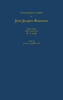 Correspondance Complete de Rousseau: T.40 - Rousseau, Jean-Jacques