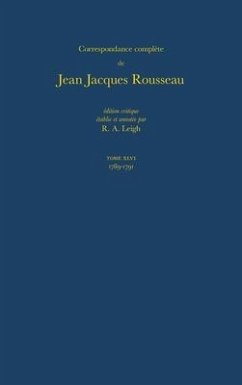 Complete Correspondence: 1789-91 V. 46 - Rousseau, Jean-Jacques