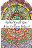 &quote;Global Doodle Gems&quote; Mini Collection Volume 6: Adult Coloring Book &quote;Pocket Gems for you to bring along !&quote;