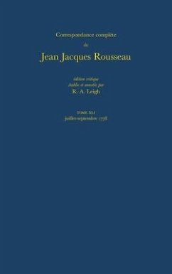 Correspondance Complete de Rousseau: T.41 - Rousseau, Jean-Jacques