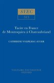 Tacite En France de Montesquieu À Chateaubriand