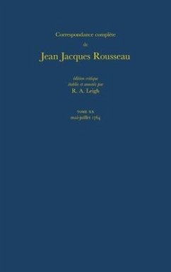 Correspondence Complete de Rousseau 20 - Rousseau, Jean-Jacques