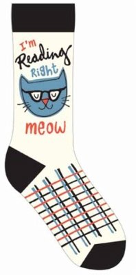 I'm Reading Right Meow Socks - Publisher, Gibbs Smith