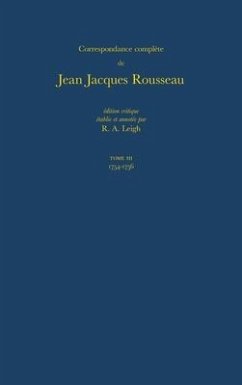 Correspondence Complete de Rousseau: 3 - Rousseau, Jean-Jacques