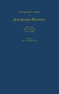 Correspondence Complete de Rousseau 9 - Rousseau, Jean-Jacques