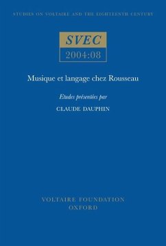 Musique Et Langage Chez Rousseau