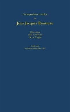 Correspondence Complete de Rousseau 22 - Rousseau, Jean-Jacques