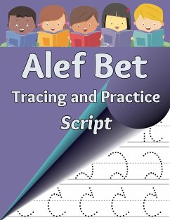 Alef Bet Tracing and Practice, Script - Asher, Sharon