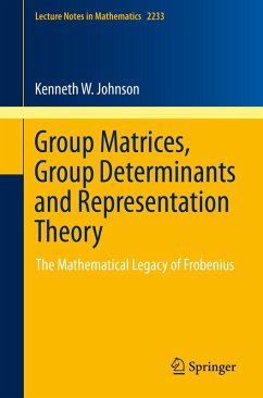 Group Matrices, Group Determinants and Representation Theory (eBook, PDF) - Johnson, Kenneth W.