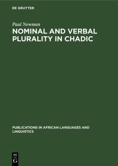 Nominal and Verbal Plurality in Chadic (eBook, PDF) - Newman, Paul