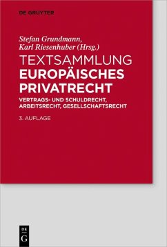Textsammlung Europäisches Privatrecht (eBook, ePUB)
