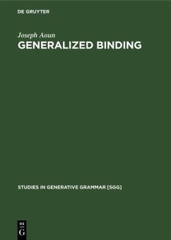 Generalized binding (eBook, PDF) - Aoun, Joseph