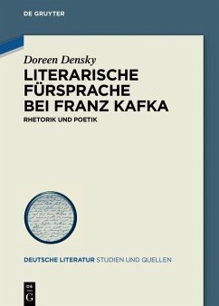 Literarische Fürsprache bei Franz Kafka (eBook, ePUB) - Densky, Doreen