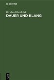 Dauer und Klang (eBook, PDF)