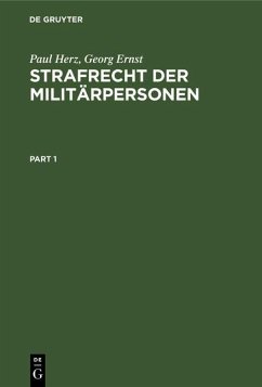 Cover Strafrecht der Militärpersonen (eBook, PDF)