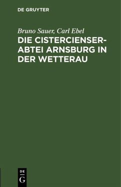 Cover Die Cistercienserabtei Arnsburg in der Wetterau (eBook, PDF)