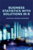 Business Statistics with Solutions in R (eBook, ePUB)