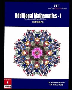 Additional Mathematics - 1: Additional Mathematics - for VTU Lateral Entry students - Pandurangappa, C.