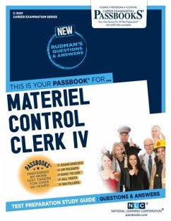 Materiel Control Clerk IV (C-3091): Passbooks Study Guide Volume 3091 - National Learning Corporation