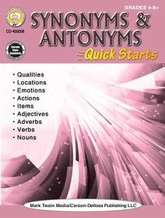 Synonyms & Antonyms Quick Starts Workbook, Grades 4 - 12 - Armstrong, Linda