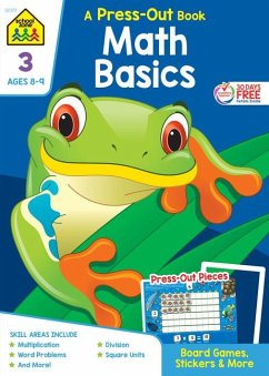 School Zone Math Basics Grade 3 Press-Out Workbook - Zone, School