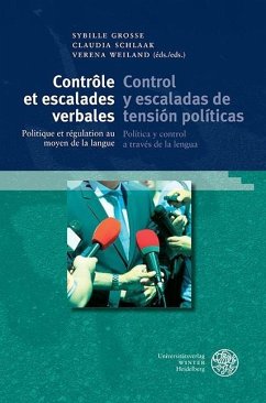 Contrôle et escalades verbales / Control y escaladas de tensión políticas (eBook, PDF) Cover Contrôle et escalades verbales / Control y escaladas de tensión políticas (eBook, PDF)