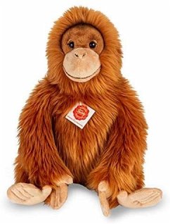 Cover Teddy Hermann 92946 - Orang Utan, Plüschtier, braun, sitzend, 40cm
