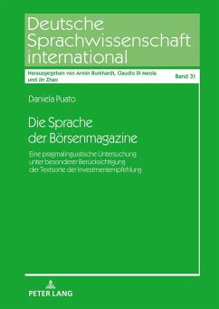 Die Sprache der Börsenmagazine - Puato, Daniela