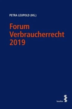 Forum Verbraucherrecht 2019 - Leupold, Petra