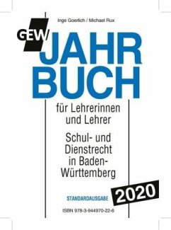 GEW-Jahrbuch 2020 für Lehrerinnen und Lehrer - Goerlich, Inge;Rux, Michael