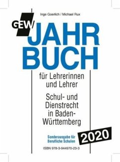 GEW-Jahrbuch 2020 für Lehrerinnen und Lehrer, Sonderausgabe für Berufliche Schulen - Goerlich, Inge;Rux, Michael