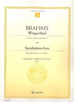 Wiegenlied und Sandmännchen für hohe Singstimme und Klavier