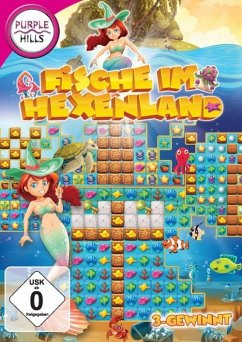 Purple Hills: Fische im Hexenland (3-Gewinnt-Spiel)