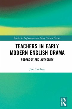 Cover Teachers in Early Modern English Drama (eBook, ePUB)